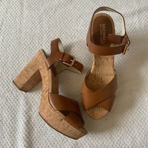 NEW Michael Kors Chunky Retro Heel